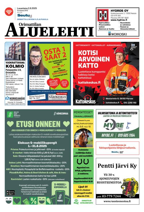 Orimattilan aluelehti