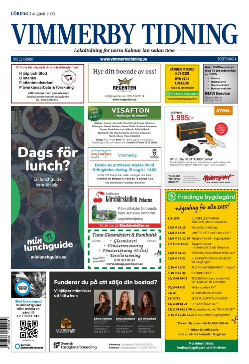 Vimmerby Tidning / Kinda-Posten