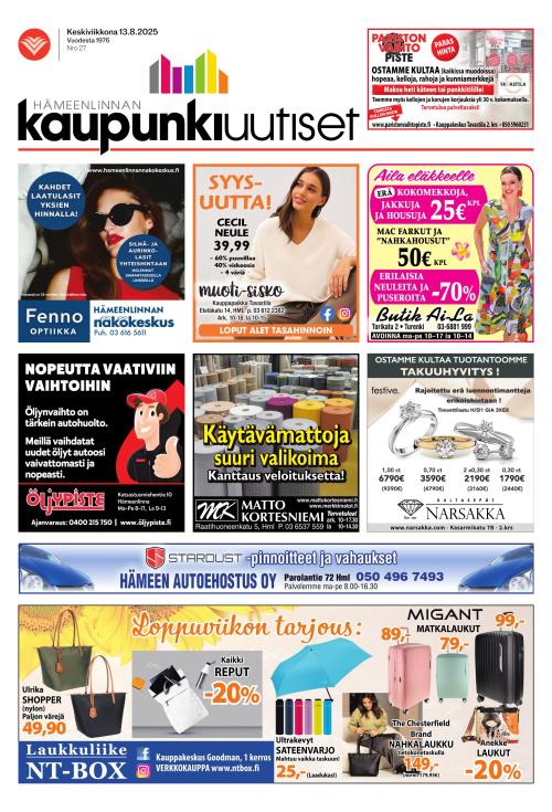 Hämeenlinnan Kaupunkiuutiset