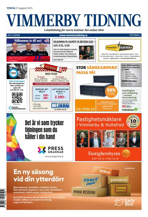 Vimmerby Tidning / Kinda-Posten