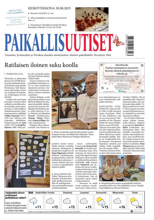 Paikallisuutiset
