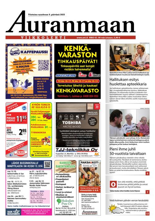 Auranmaan Viikkolehti