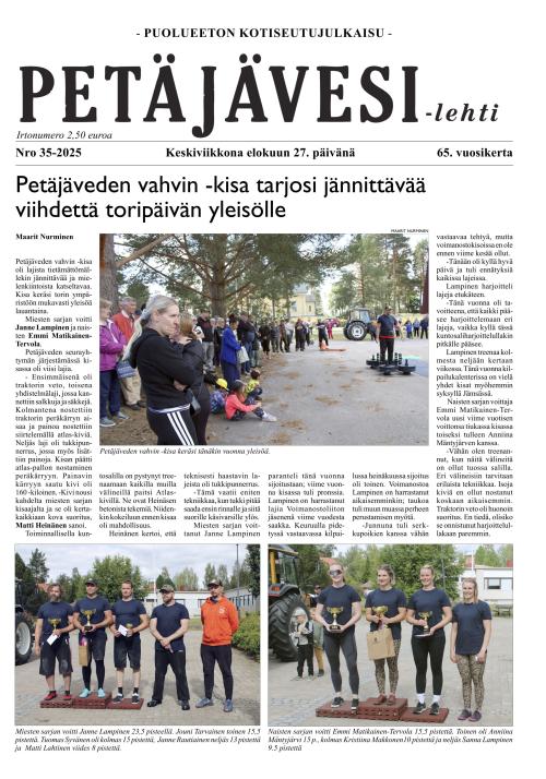 Petäjävesi-lehti