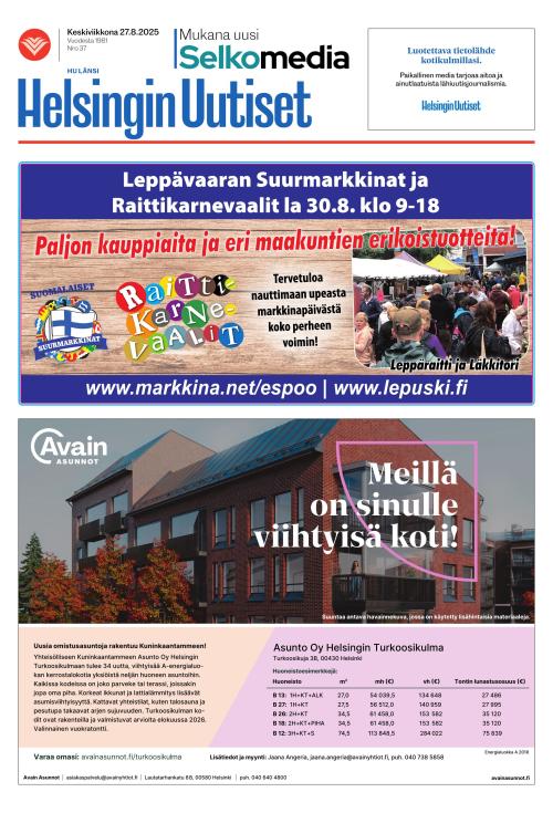 Helsingin Uutiset Länsi