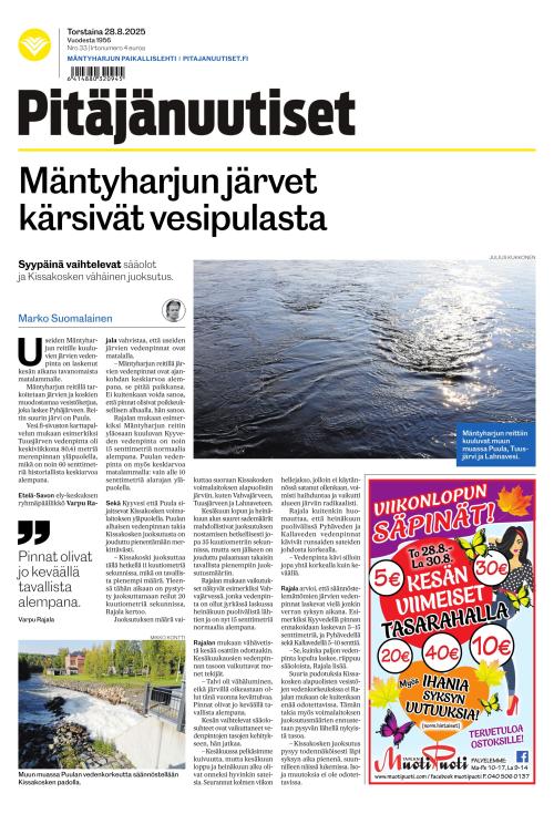 Pitäjänuutiset