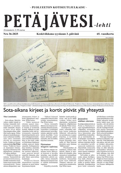 Petäjävesi-lehti