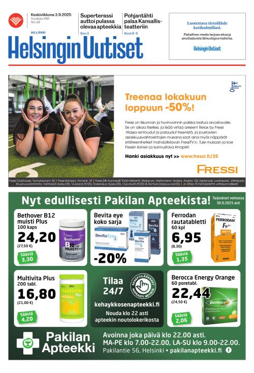 Helsingin Uutiset Länsi