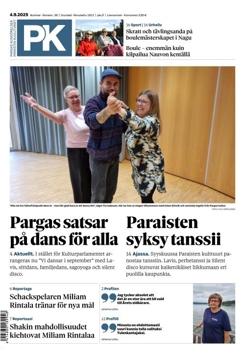 Pargas Kungörelser - Paraisten Kuulutukset