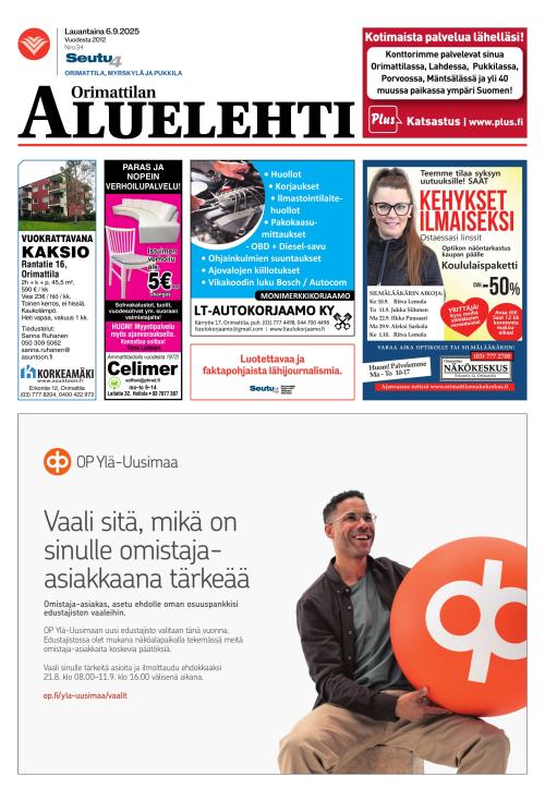 Orimattilan aluelehti