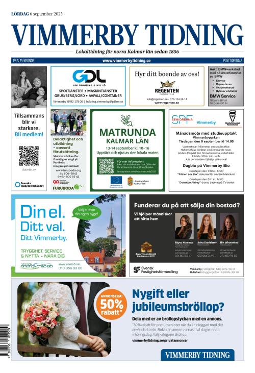Vimmerby Tidning / Kinda-Posten