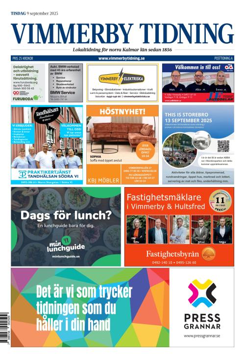 Vimmerby Tidning / Kinda-Posten