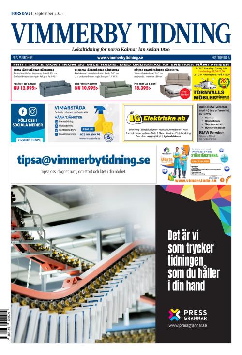 Vimmerby Tidning / Kinda-Posten