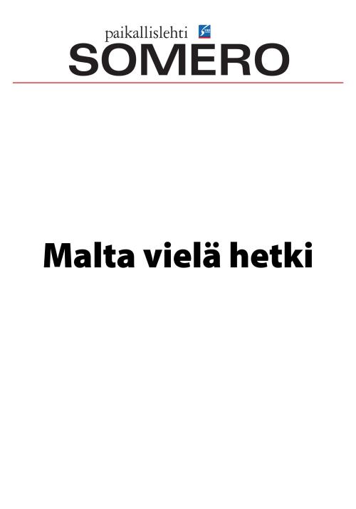 Paikallislehti Somero