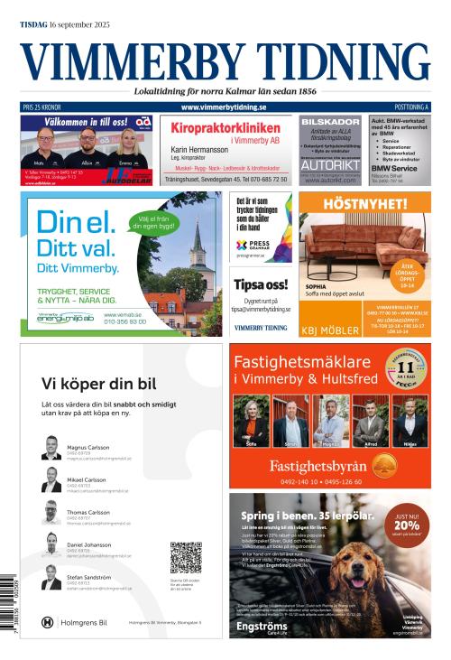 Vimmerby Tidning / Kinda-Posten