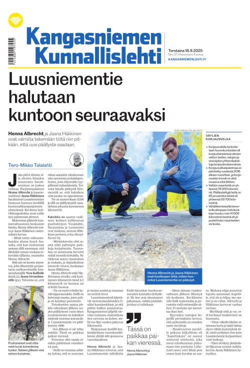 Kangasniemen kunnallislehti