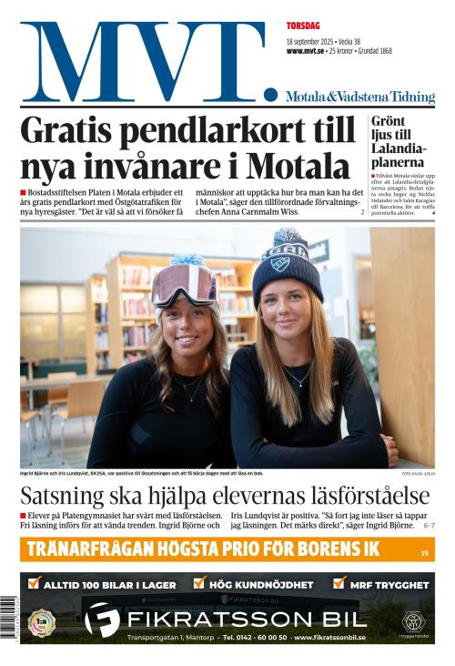 Motala Vadstena Tidning