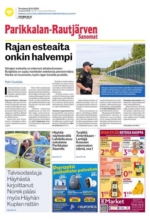 Parikkalan-Rautjärven Sanomat