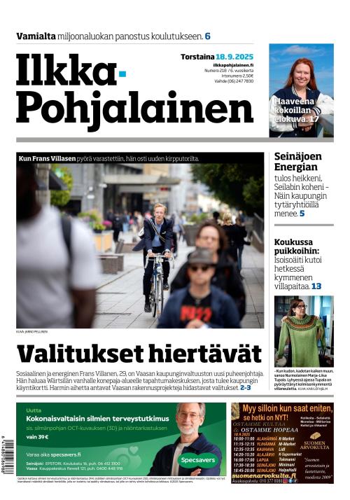 EPress Sanomalehdet Ilkka Pohjalainen EPress Sanomalehdet Ilkka Pohjalainen