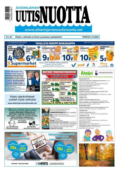 Ähtärinjärven Uutisnuotta