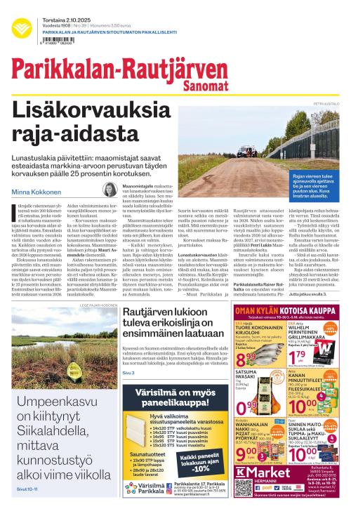 Parikkalan-Rautjärven Sanomat