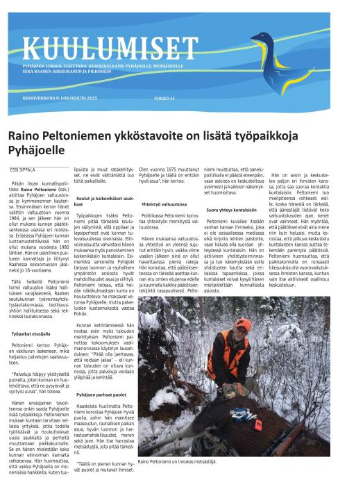 Pyhäjoen Kuulumiset