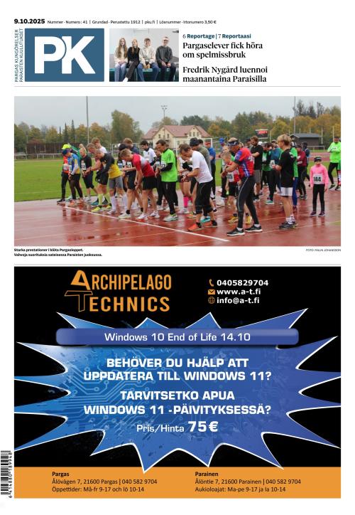 Pargas Kungörelser - Paraisten Kuulutukset
