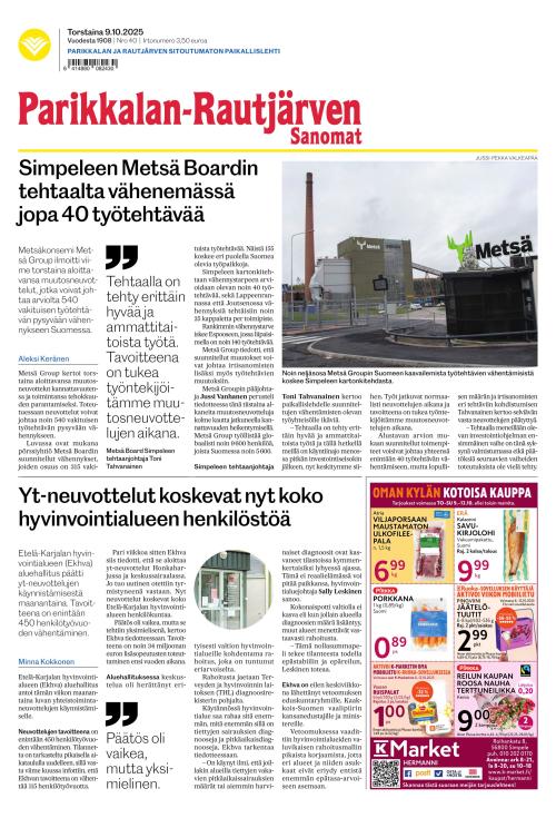 Parikkalan-Rautjärven Sanomat