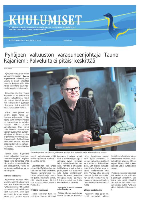 Pyhäjoen Kuulumiset