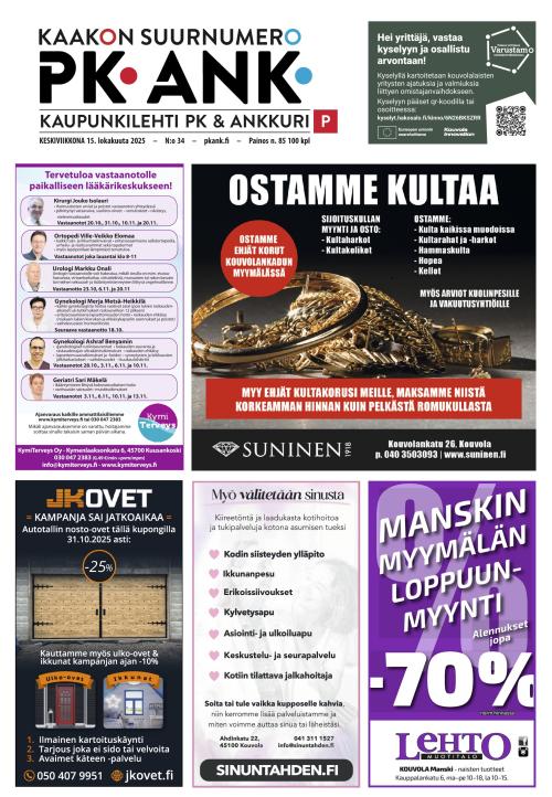 Kaupunkilehti PK & Ankkuri (pohjoinen)