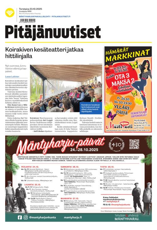 Pitäjänuutiset