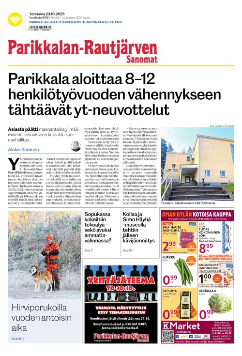 Parikkalan-Rautjärven Sanomat