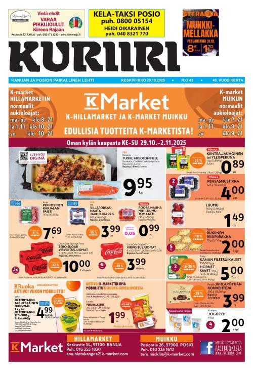 Kuriiri 29.10.2025