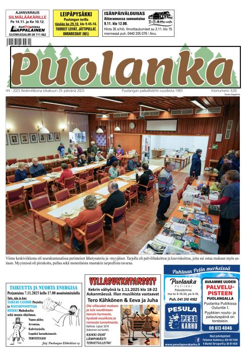 Puolanka-lehti 29.10.2025
