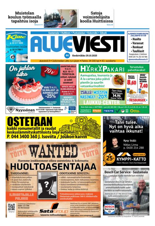Alueviesti