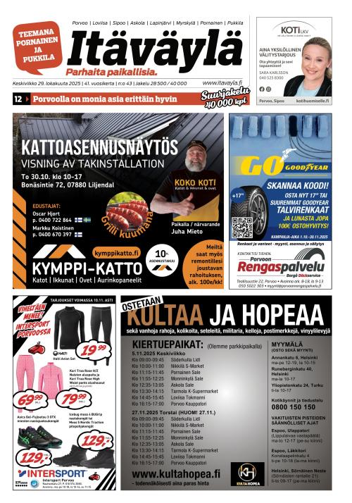 Itäväylä 29.10.2025