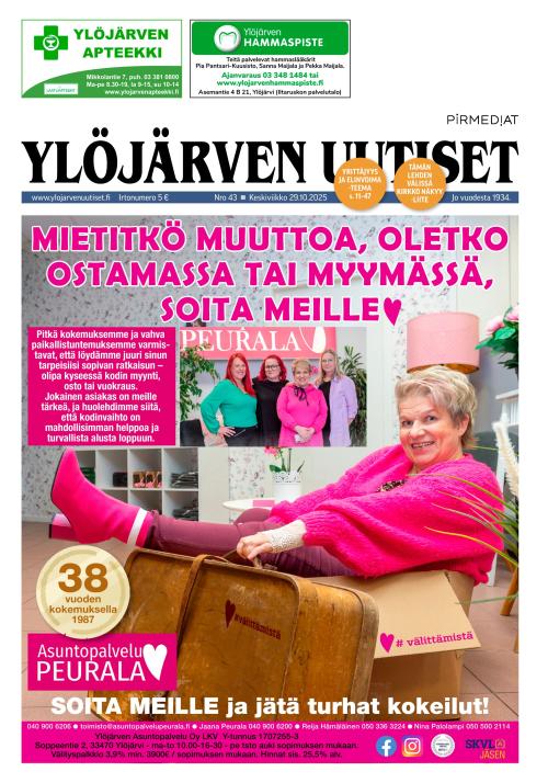 Ylöjärven Uutiset 29.10.2025