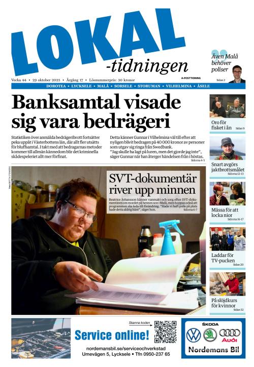 Lokaltidningen (SE) 29.10.2025