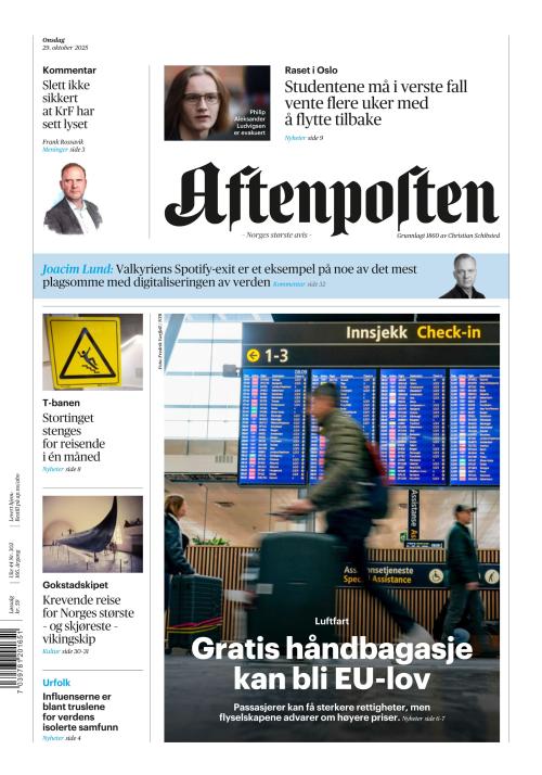 Aftenposten (NO) 29.10.2025