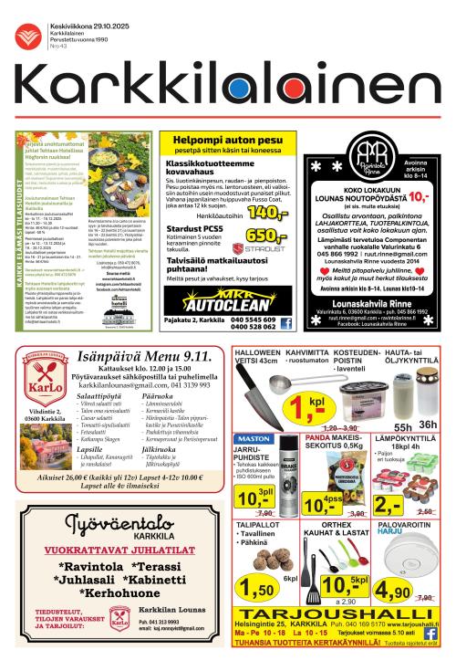 Karkkilalainen 29.10.2025