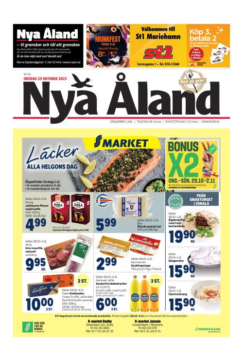 Nya Åland 29.10.2025