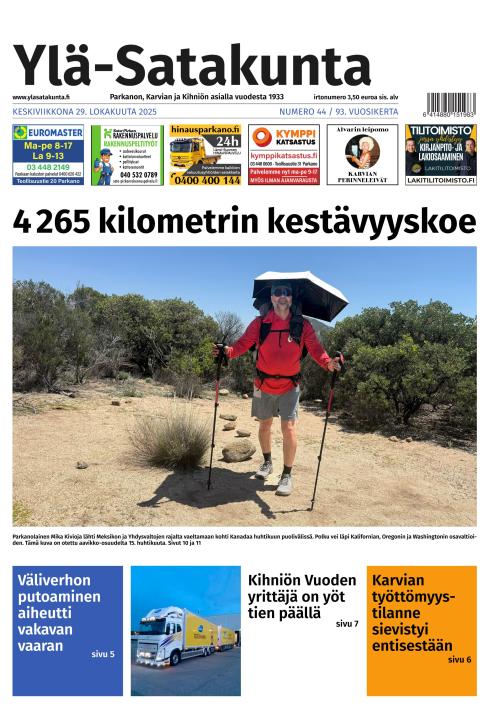 Ylä-Satakunta 29.10.2025