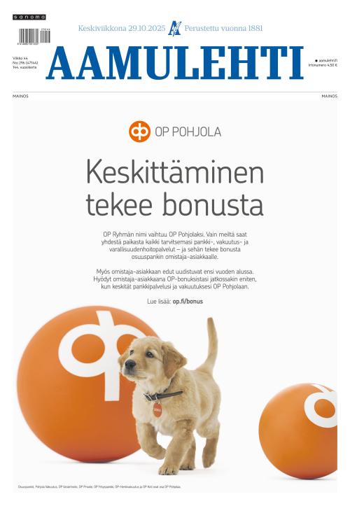 Aamulehti 29.10.2025