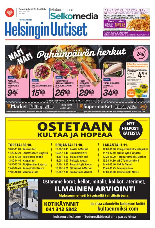 Helsingin Uutiset (Keskinen) 29.10.2025