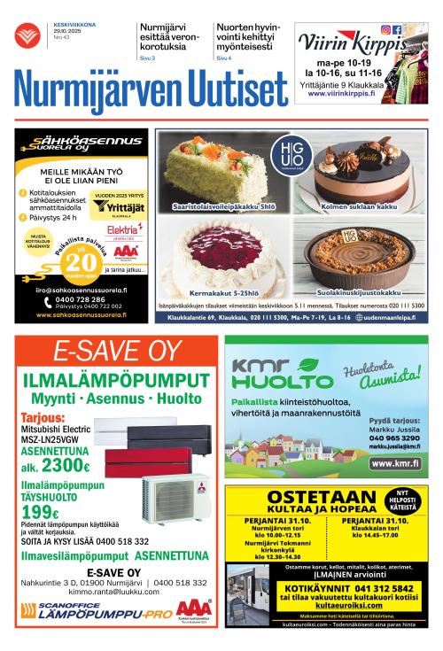 Nurmijärven Uutiset 29.10.2025