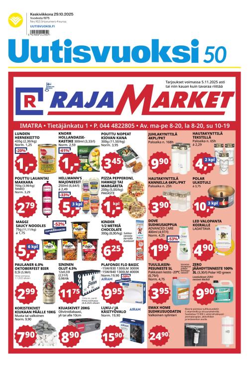 Uutisvuoksi 29.10.2025