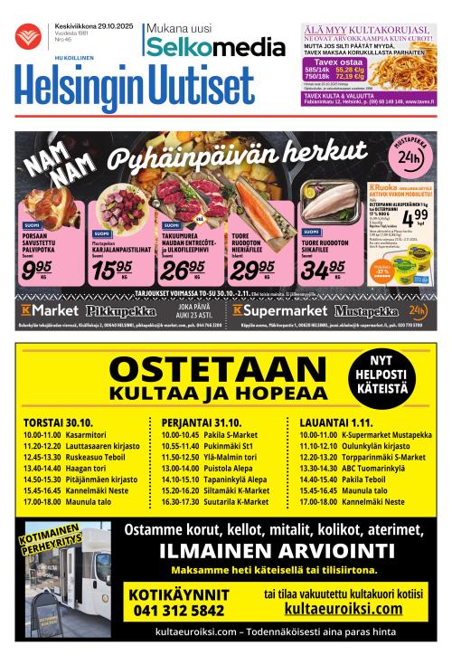 Helsingin Uutiset (Koillinen) 29.10.2025
