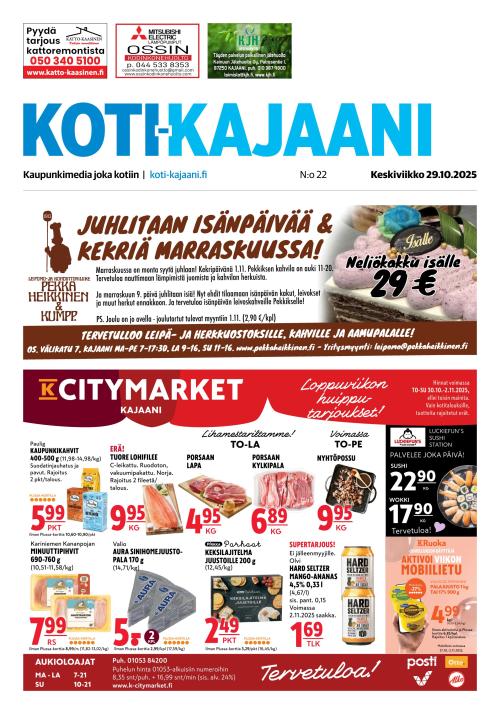 Koti-Kajaani 29.10.2025