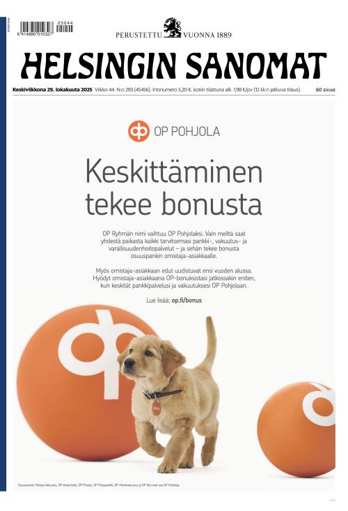 Helsingin Sanomat 29.10.2025