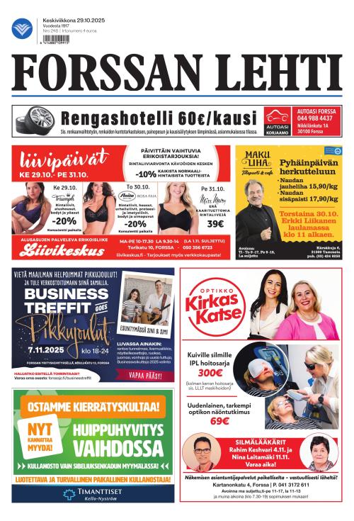 Forssan Lehti 29.10.2025