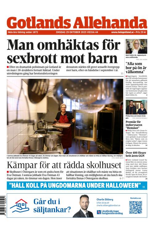 Gotlands Allehanda 29.10.2025
